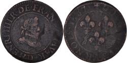 World Coins - Coin, France, Henri IV, Double Tournois, 1607, Lyon, , Copper
