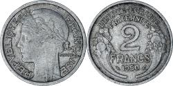 World Coins - France, Morlon, 2 Francs, 1950, , Aluminum, KM:886a.1, Gadoury:538b
