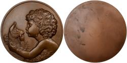 World Coins - France, Medal, Faun, 1976, Bronze, Thenot,