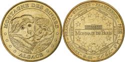 World Coins - France, Tourist token, Montagne des singes, 2008, MDP, Nordic gold,