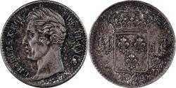 World Coins - France, Charles X, 1/4 Franc, 1829, Rouen, Silver, , Gadoury:353