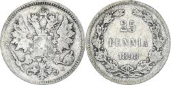 World Coins - Coin, Finland, Nicholas II, 25 Penniä, 1898, Helsinki, , Silver