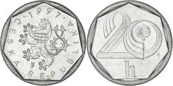 World Coins - Coin, Czech Republic, 20 Haleru, 1997, , Aluminum, KM:2.1