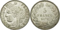 World Coins - Coin, France, Cérès, 5 Francs, 1871, Bordeaux, , Silver, Gadoury:742