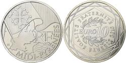 World Coins - France, 10 Euro, Euros des régions, Midi-Pyrénées, 2010, Monnaie de Paris