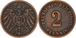 World Coins - Coin, Germany, 2 Pfennig, 1907