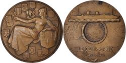 World Coins - France, Medal, Compagnie Générale Transatlantique, Ile-de-France, Shipping