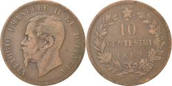 World Coins - Coin, Italy, Vittorio Emanuele II, 10 Centesimi, 1862, , Copper