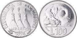 World Coins - Coin, San Marino, 100 Lire, 1975, Rome, , Steel, KM:46