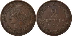World Coins - Coin, France, Cérès, 2 Centimes, 1890, Paris, , Bronze, KM:827.1