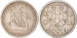 World Coins - Coin, Portugal, 2-1/2 Escudos, 1971