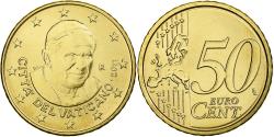 World Coins - VATICAN CITY, Benedict XVI, 50 Euro Cent, 2011, Rome, Brass, , KM:387