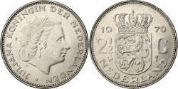 World Coins - Netherlands, Juliana, 2-1/2 Gulden, 1970, Nickel, , KM:191