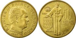 World Coins - Coin, Monaco, Rainier III, 50 Centimes, 1962, , Aluminum-Bronze