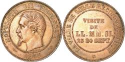 World Coins - France, Token, Chamber of Commerce, Visite de Napoléon III à Lille, 1853