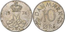 World Coins - Denmark, 10 Öre, 1976