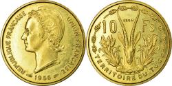 World Coins - Coin, Togo, 10 Francs, 1956, Paris, , Bronze-Aluminium, Lecompte:25