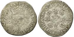 World Coins - Coin, France, Douzain aux croissants, 1549, Rouen, , Billon