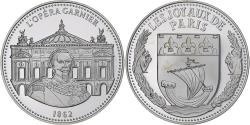 World Coins - France, Medal, Les Joyaux de Paris, L'Opéra Garnier, Silver,