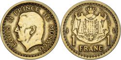 World Coins - Coin, Monaco, Franc, Undated (1943), Poissy, , Cupro-Aluminium