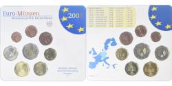 World Coins - Germany, Set 1c. to 2€, 2003, Stuttgart, UNC, , Bi-Metallic