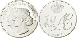 World Coins - Monaco, 10 Euro, Mariage Princier, 2011, , Silver