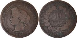 World Coins - Coin, France, 10 Centimes, 1884