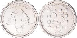 World Coins - Coin, Lebanon, 25 Livres, 2002, , Nickel plated steel, KM:40