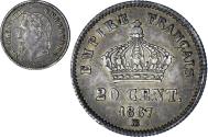 World Coins - Coin, France, Napoleon III, Napoléon III, 20 Centimes, 1867, Strasbourg