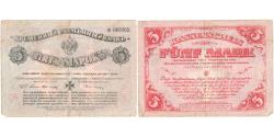 World Coins - Russia, 5 Mark, 1919-10-10, EF(40-45)