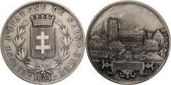 World Coins - France, Medal, Banque, Caisse d'Epargne de Saint-Omer, 1834, Silver, Dubois.H