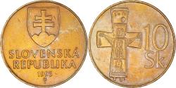 World Coins - Coin, Slovakia, 10 Koruna, 1995, , Aluminum-Bronze, KM:11