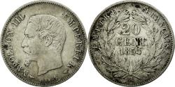 World Coins - Coin, France, Napoleon III, Napoléon III, 20 Centimes, 1854, Paris,