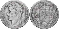 World Coins - France, 1/2 Franc, Charles X, 1829, Marseille, Silver, , KM:723.10