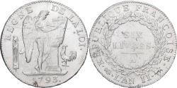 World Coins - France, Écu de 6 livres françoise, 1793, Paris, Silver, , Gadoury:58