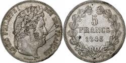 World Coins - France, Louis-Philippe, 5 Francs, 1843, Rouen, Silver, , Gadoury:678
