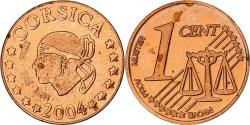 World Coins - France, Corsica, Euro Cent, Fantasy euro patterns, Essai-Trial, Proof, 2004