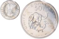 World Coins - Coin, Djibouti, 50 Francs, 1977, Paris, ESSAI, , Nickel, KM:E6