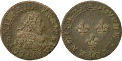 World Coins - Coin, France, Double Tournois, 1629, Paris, , Copper, CGKL:396