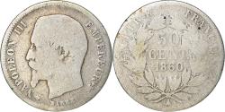 World Coins - Coin, France, Napoleon III, Napoléon III, 50 Centimes, 1860, Paris,