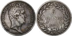 World Coins - Coin, France, Louis-Philippe, 5 Francs, 1831, Lille, , Silver