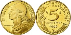 World Coins - Coin, France, Marianne, 5 Centimes, 1996, Paris, Proof,