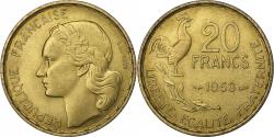 World Coins - France, 20 Francs, Guiraud, 1953, Paris, Aluminum-Bronze, , KM:917.1