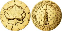 World Coins - France, Medal, La Résistance, Gilt Bronze, De Jeager,