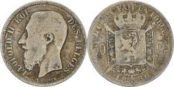 World Coins - Coin, Belgium, Leopold II, 50 Centimes, 1886, , Silver, KM:26