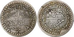 World Coins - Algeria, Mahmud II, Budju, 1825/AH1240, Silver,