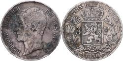 World Coins - Belgium, Leopold I, 5 Francs, 5 Frank, 1851, Brussels, Silver, , KM:17