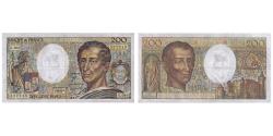World Coins - France, 200 Francs, Montesquieu, 1987, G.046, EF(40-45), Fayette:70.07, KM:155b
