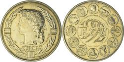 World Coins - France, Medal, Ecu Europa, Marianne, Politics, 1992, Rodier,