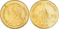 World Coins - Coin, Thailand, 50 Satang = 1/2 Baht, 1992